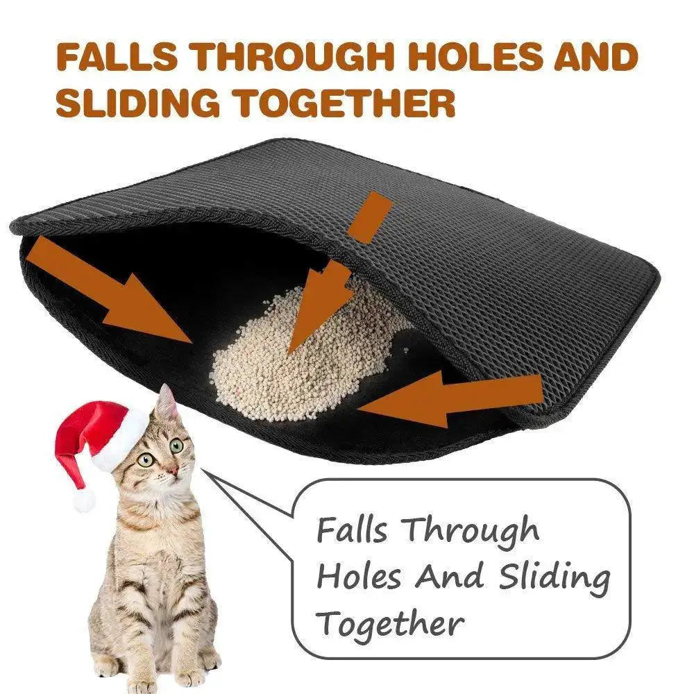 Cat Litter Mat Waterproof Double Layer Pad Clean Accessories