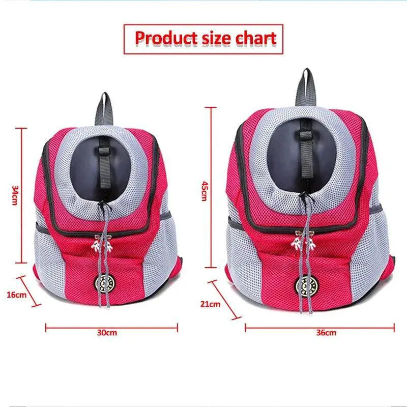 TrailMate Double Shoulder Pet Backpack Outdoor Ready