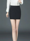 All-Day Comfort Elastic Skirt for Work