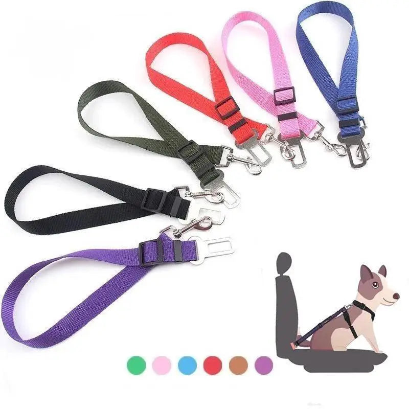 Pet Car Harness Leash Safe Travel Companion For Dogs