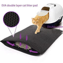 EVA Double Layer Cat Litter Pad Waterproof Non Slip Mat