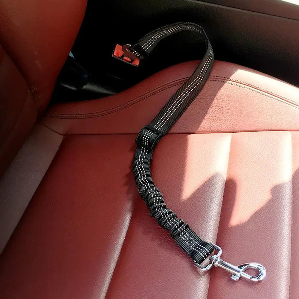 Dog Car Safety Belt Reflective Adjustable Nylon Seatbelt