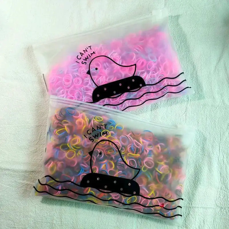 Vibrant Girls Disposable Hair Bands Set For Stylish Looks