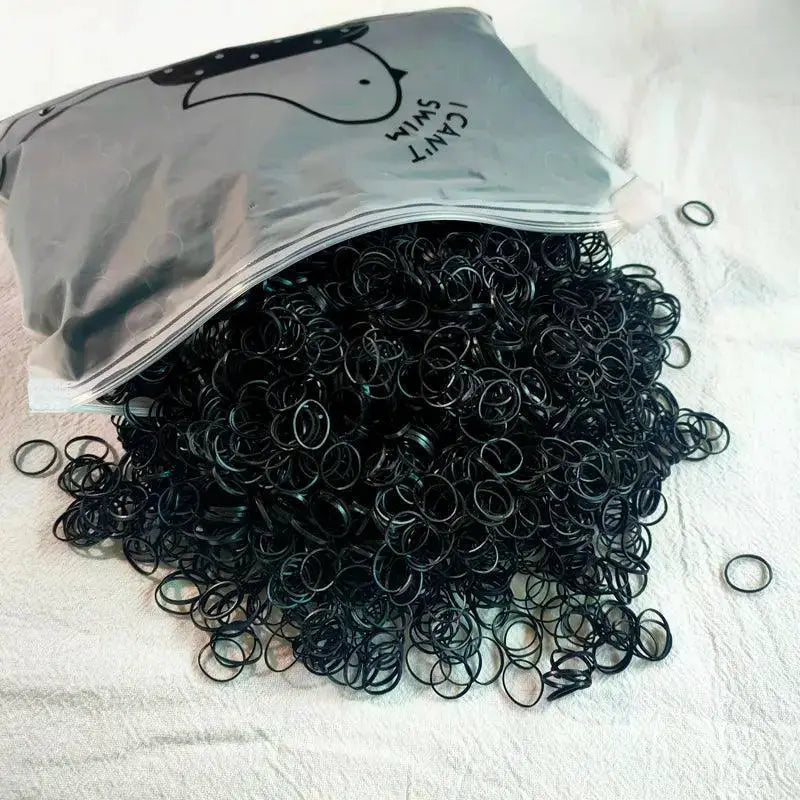 Vibrant Girls Disposable Hair Bands Set For Stylish Looks