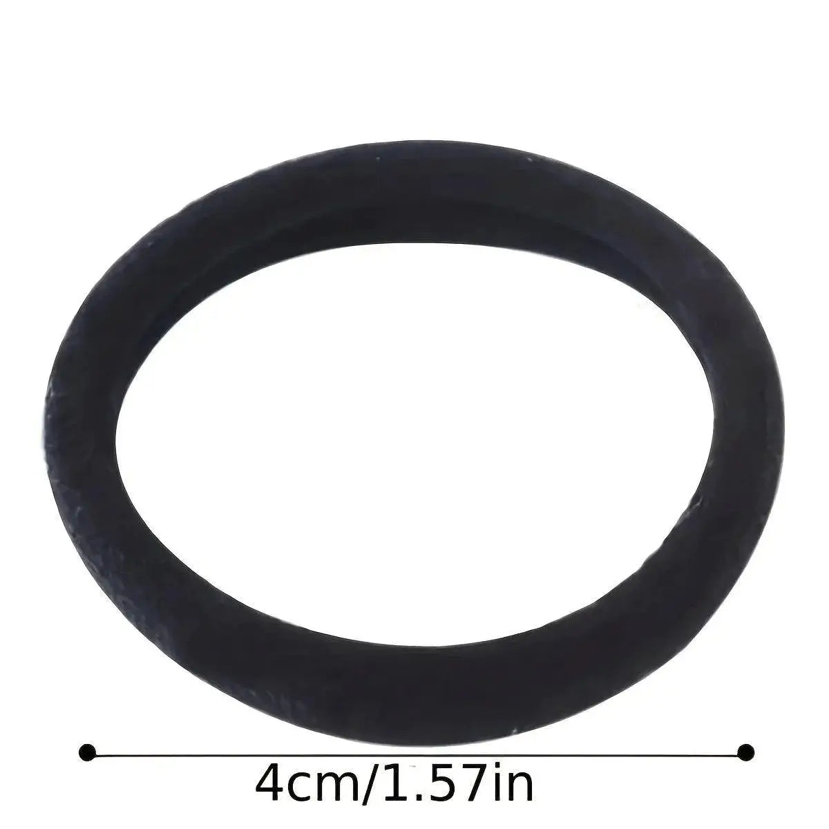 Black Hair Ties Set Elastic Ponytail Scrunchies for Women