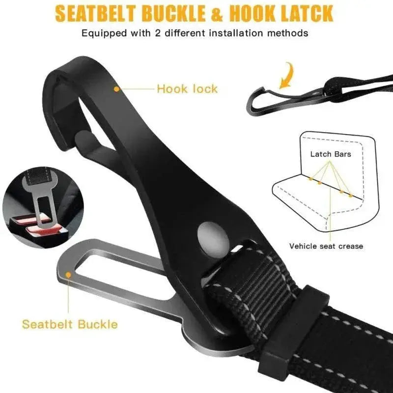 Pet Car Seat Belt For Dogs Secure Travel And Comfort