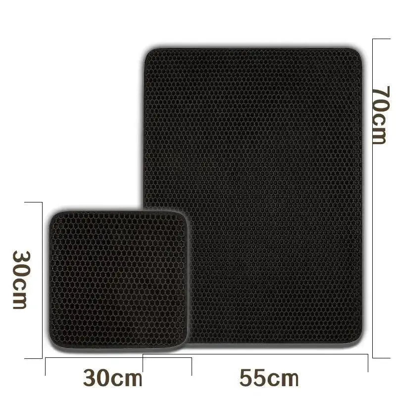 Waterproof Double Layer Cat Litter Mat Keeps Space Clean