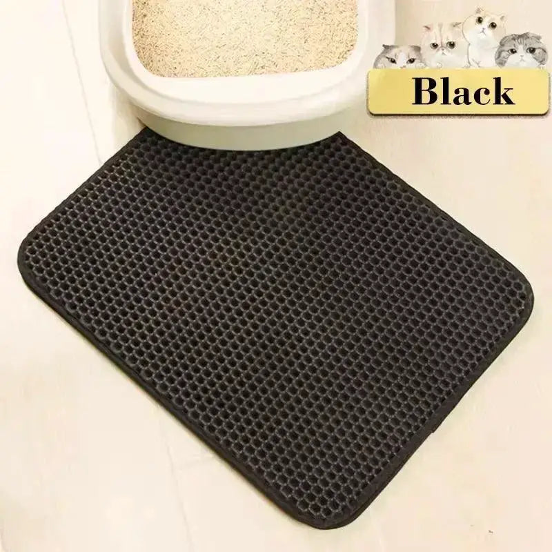 Waterproof Double Layer Cat Litter Mat Keeps Space Clean