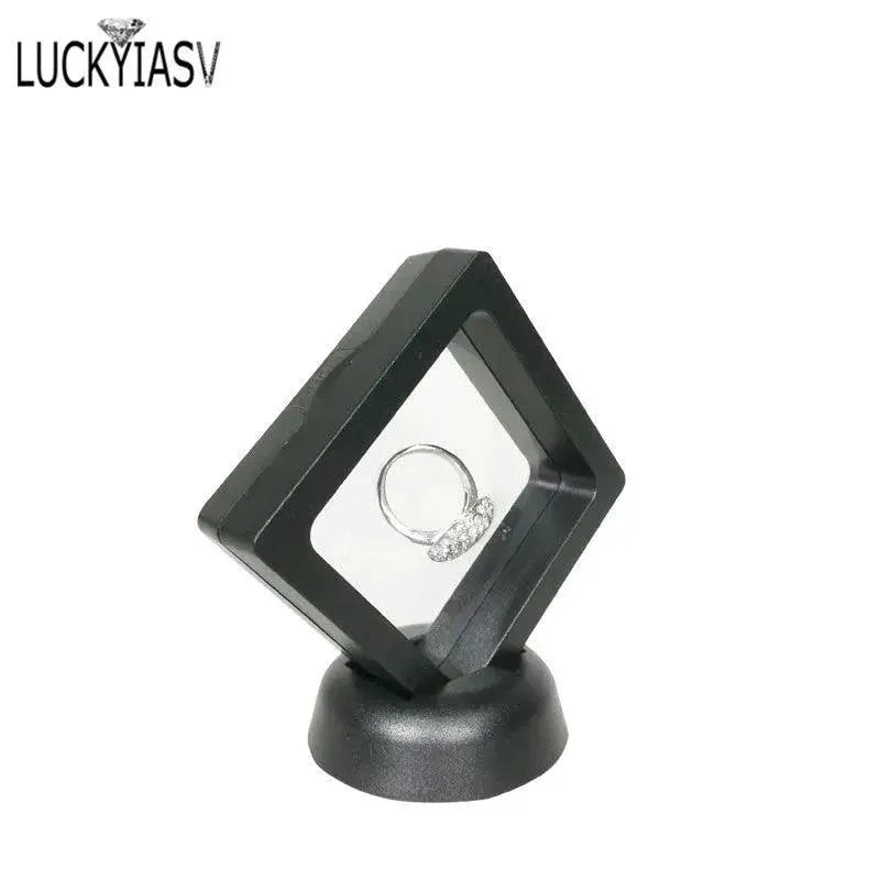 Suspended Floating Jewelry Display Case 7cm Pet Storage Box