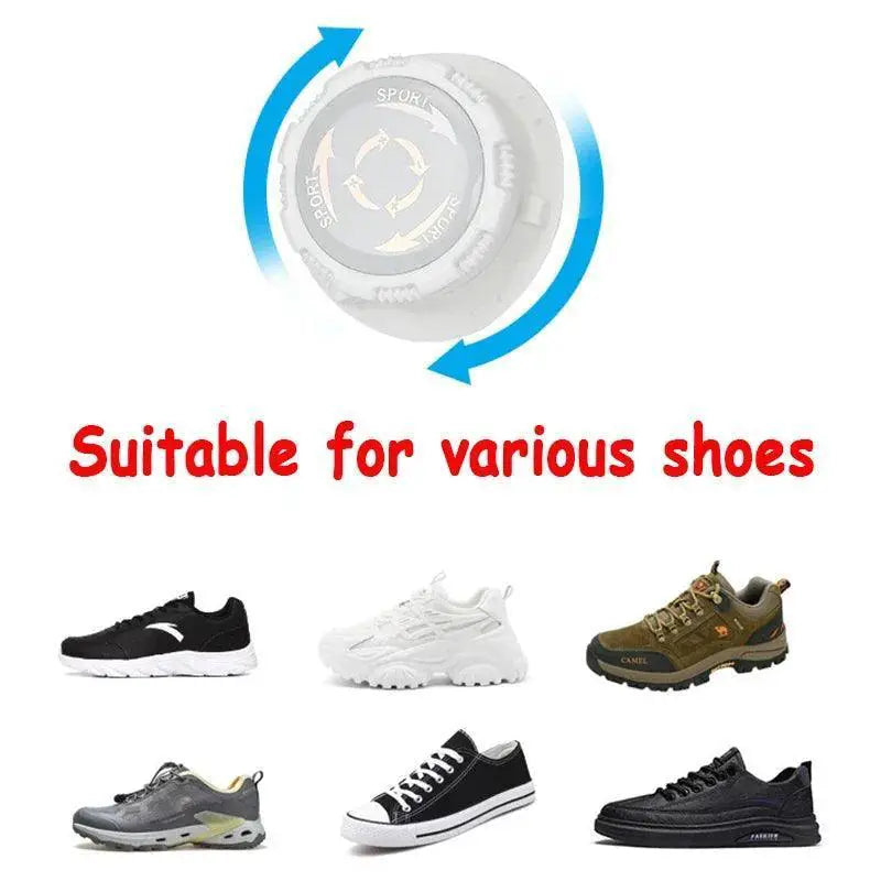 Metal Wire Automatic Buckle Shoelaces No Tie Upgrade
