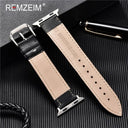 Luxury Calfskin Leather Apple Watch Band for Elegant Style