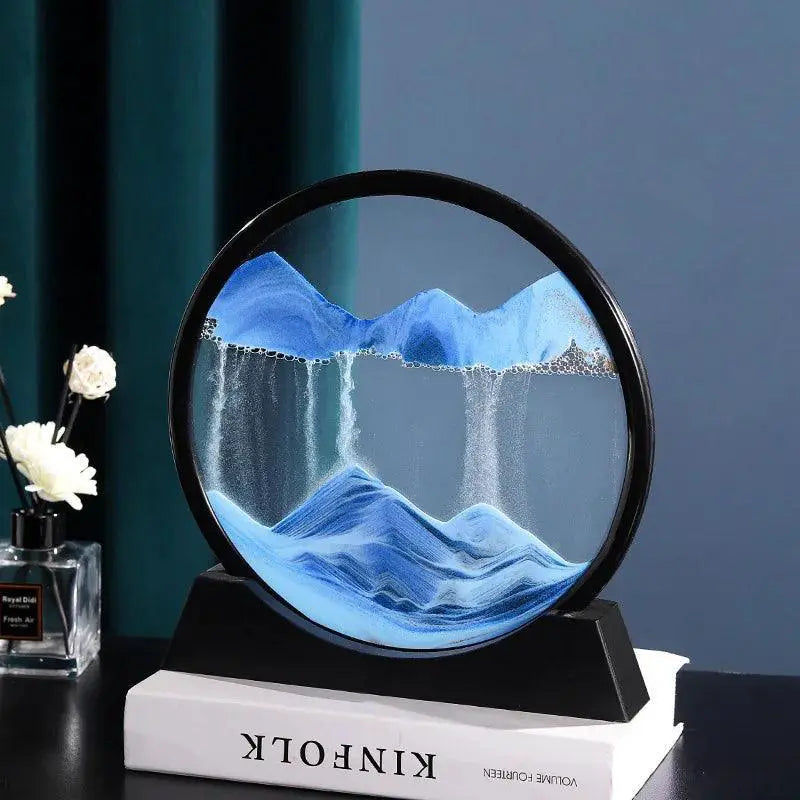 Deep Sea Sandscape Art Mesmerizing Office Decor Home Desk