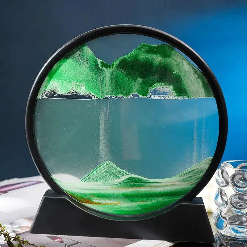 Deep Sea Sandscape Art Mesmerizing Office Decor Home Desk