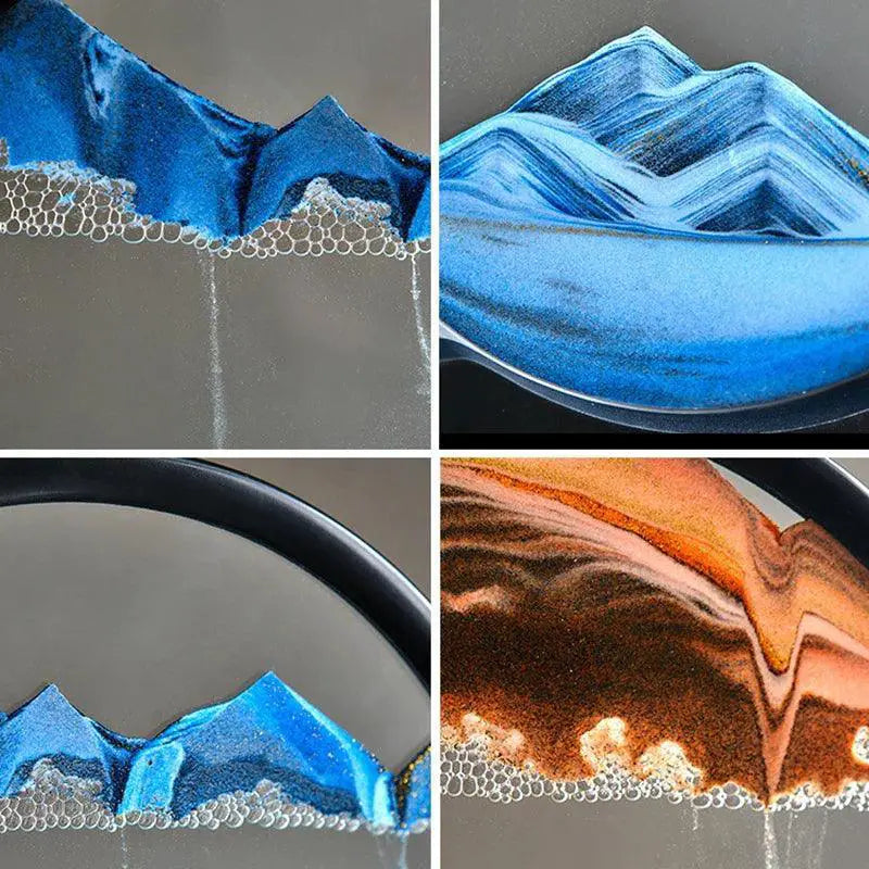 Deep Sea Sandscape Art Mesmerizing Office Decor Home Desk