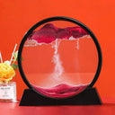 Calming Sandscape Art for Office Focus