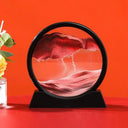 Calming Sandscape Art for Office Focus