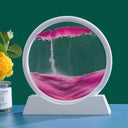 Calming Sandscape Art for Office Focus