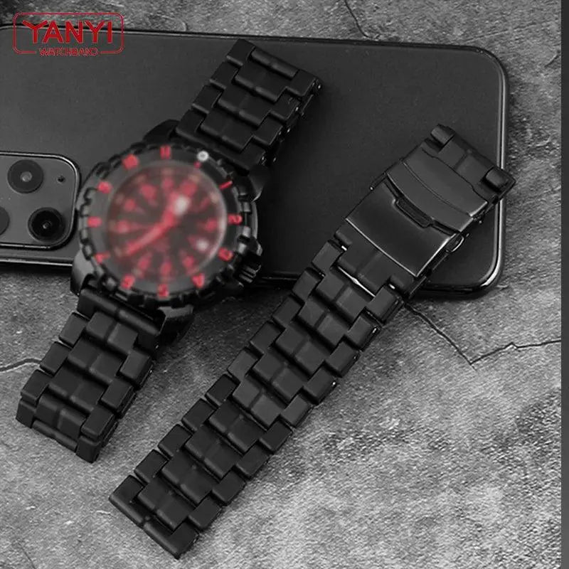 Luminox Watchband Upgrade Stylish Plastic Steel Strap 18cm