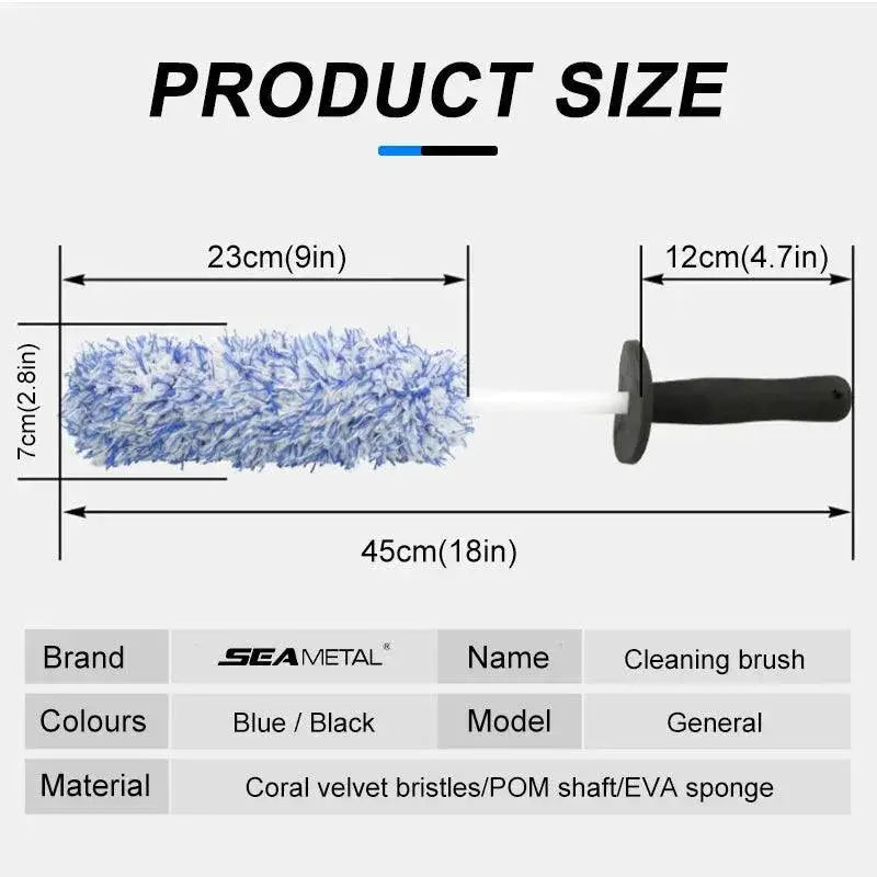 Car Wash Microfiber Gloves And Brushes Kit For Wheels