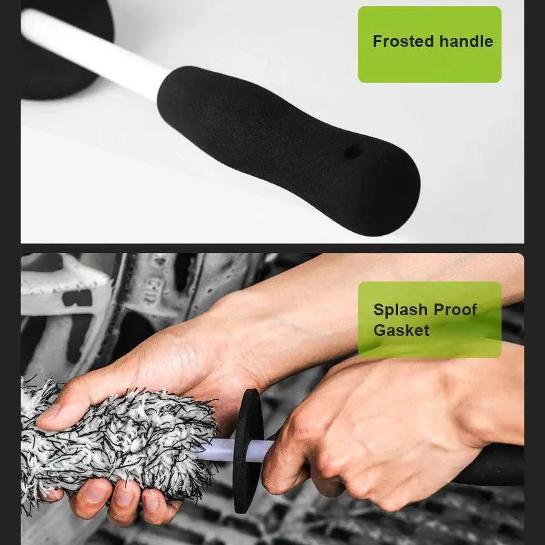 Car Wash Microfiber Gloves And Brushes Kit For Wheels