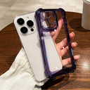 Luxury Transparent iPhone Case Shockproof Protection
