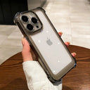 Luxury Transparent iPhone Case Shockproof Protection