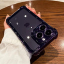Luxury Transparent iPhone Case Shockproof Protection