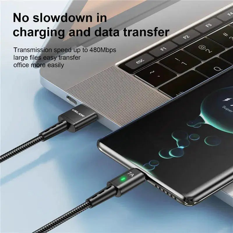 High Speed USB C Charger Cable for Samsung S22 S20 Xiaomi Mi
