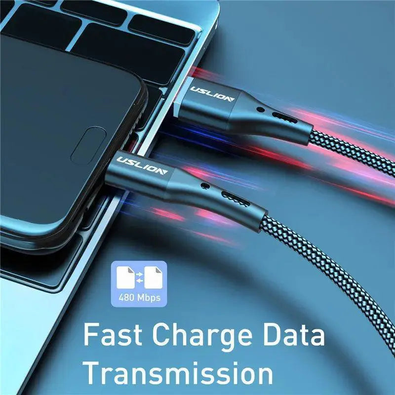 USB C Rapid Charger Cable For Samsung And Xiaomi Devices
