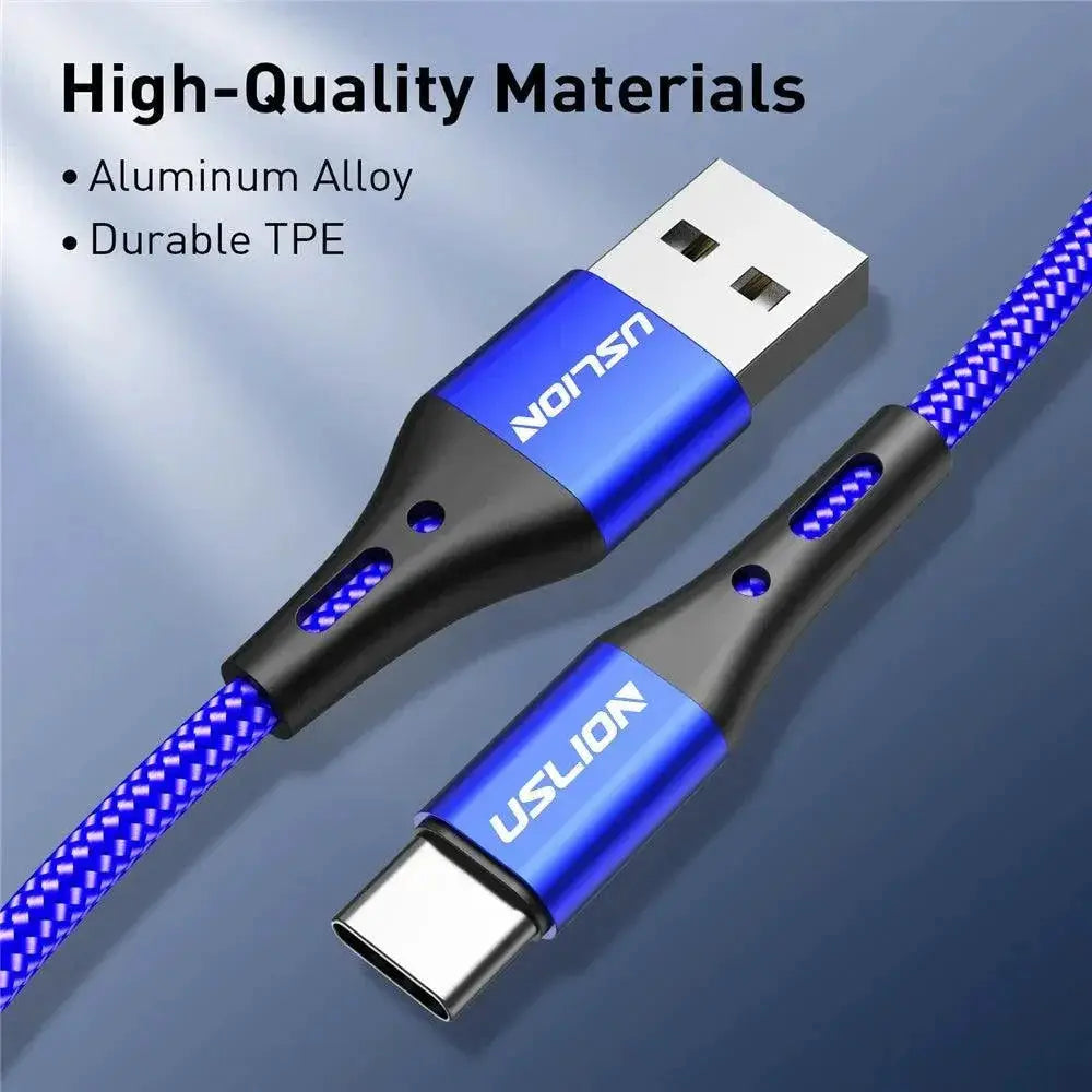 USB C Rapid Charger Cable For Samsung And Xiaomi Devices