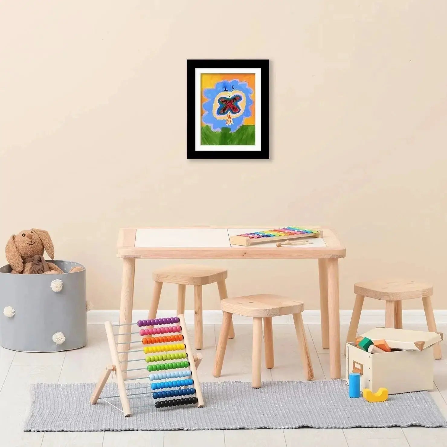 Kids Magnetic Art Frame For Changeable Home Decor Display