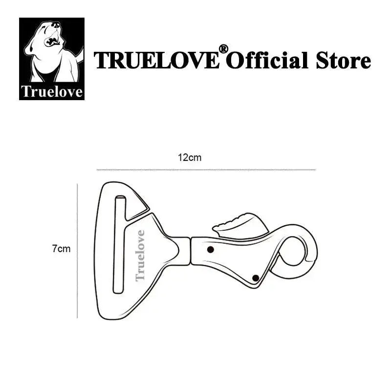 Truelove Pet Car Seat Belt Buckle Aluminum Alloy Secure