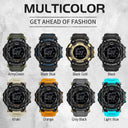 SMAEL Army LED Sports Watch for Active Men Military Style