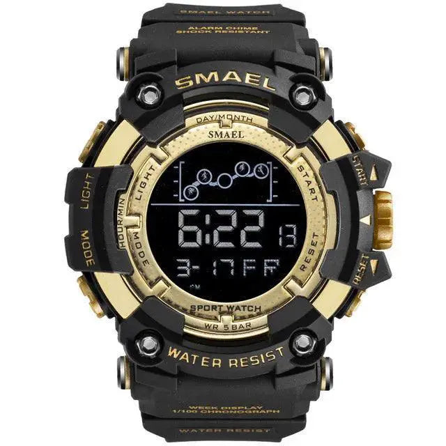 SMAEL Army LED Sports Watch for Active Men Military Style