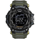 SMAEL Army LED Sports Watch for Active Men Military Style