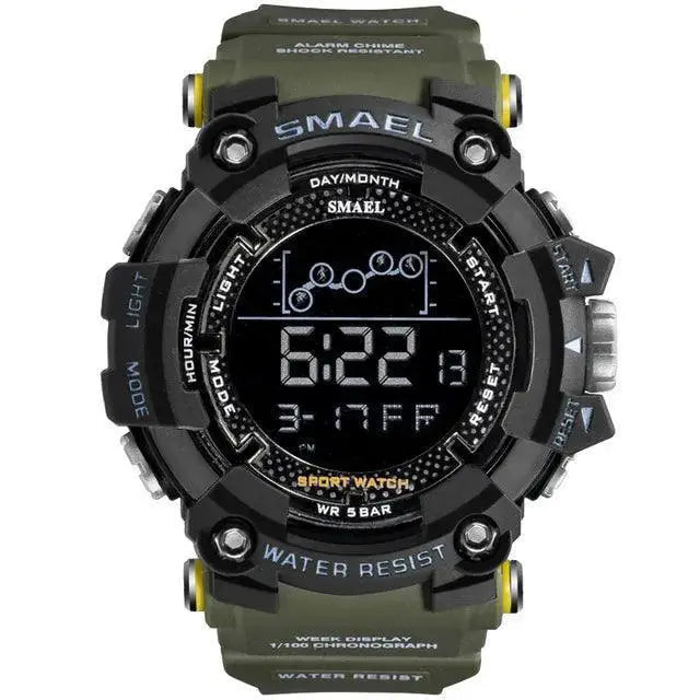 SMAEL Rugged Army LED Watch for Men — product view 9