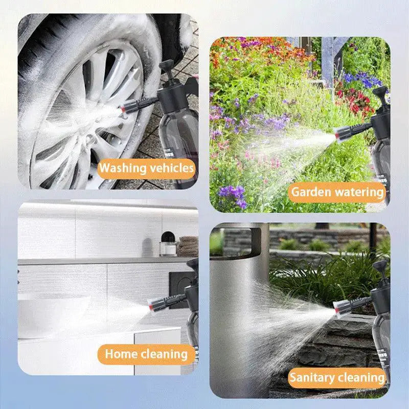 Hand Pump Foam Sprayer for Effortless Car and Home Cleaning