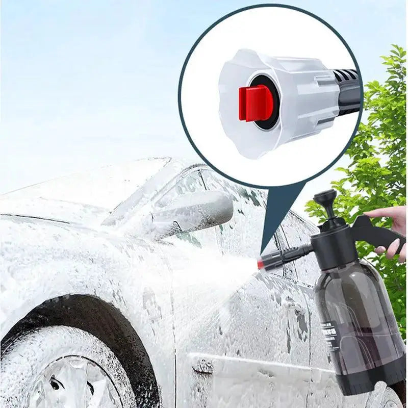 Hand Pump Foam Sprayer for Effortless Car and Home Cleaning