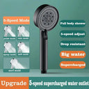 High Pressure Shower Head With Five Adjustable Modes