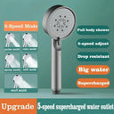 High Pressure Shower Head With Five Adjustable Modes
