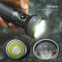 IF22A LED Flashlight USB Rechargeable Torch 2100 Lumens