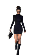 Flattering Autumn Dress for Women Chic