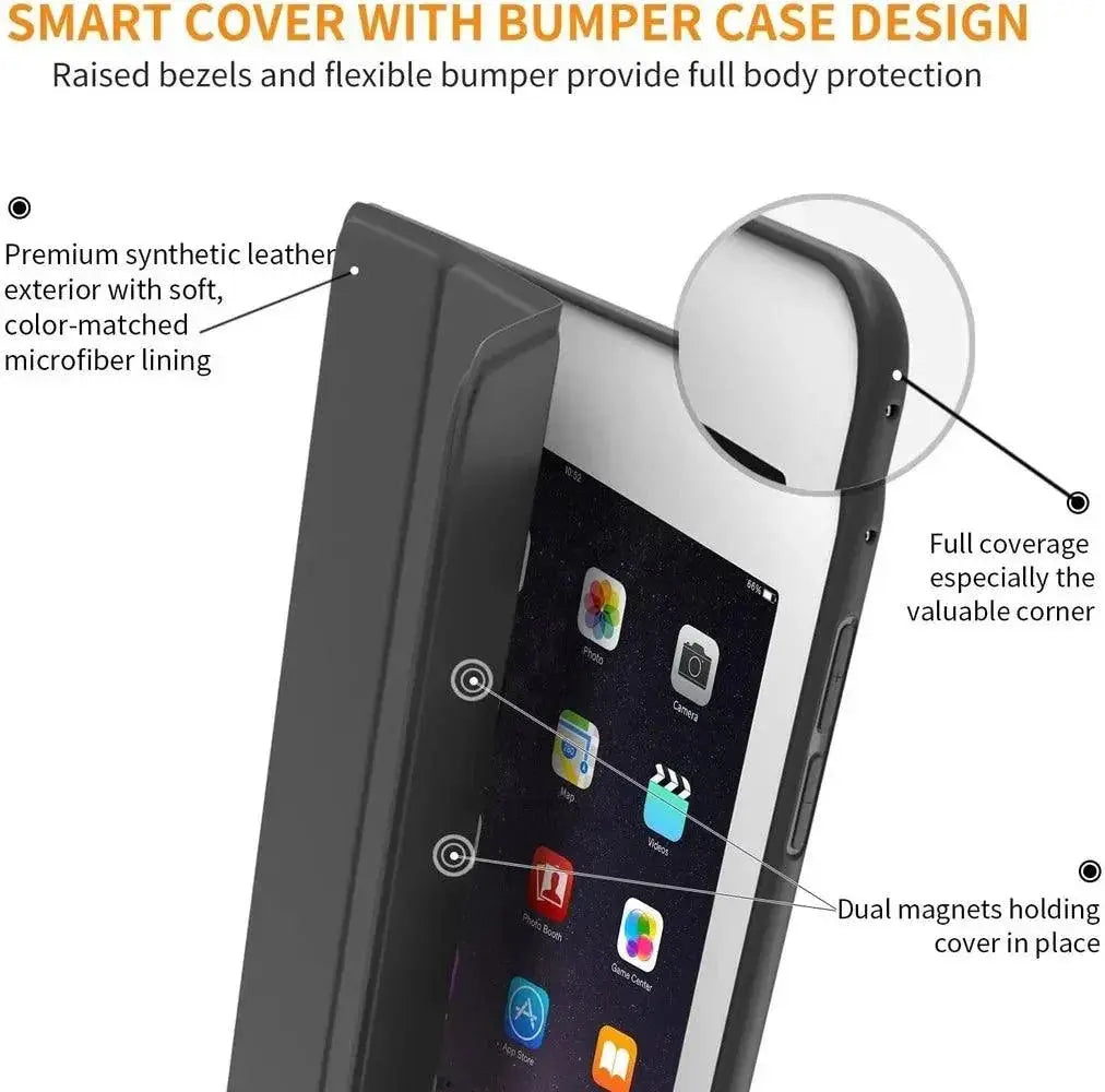 iPad Case Stylish Trifold Stand Cover For All Models