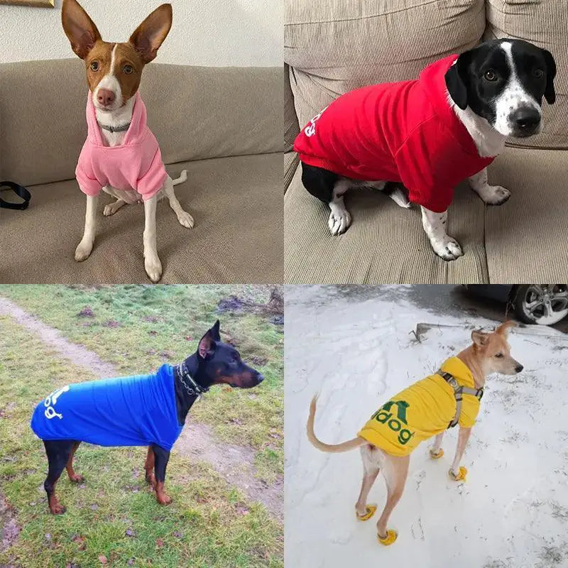 Winter Dog Hoodies Fleece Pet Apparel For Dogs Cozy And Warm