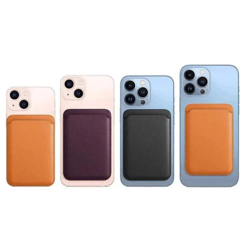 Luxury Leather MagSafe Wallet Case for iPhone Pro Max