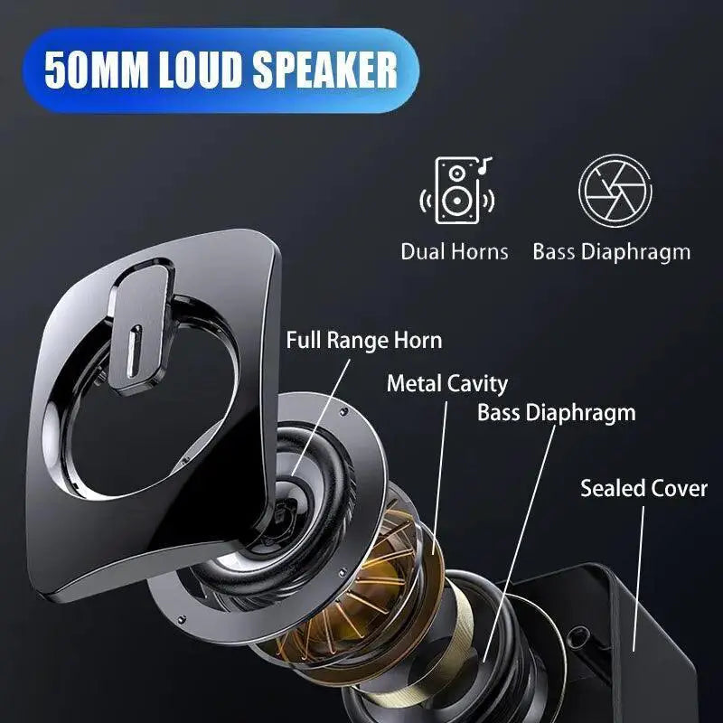 Immersive 3D Surround Speaker With LED Desktop Audio