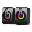 Immersive 3D Surround Speaker With LED Desktop Audio