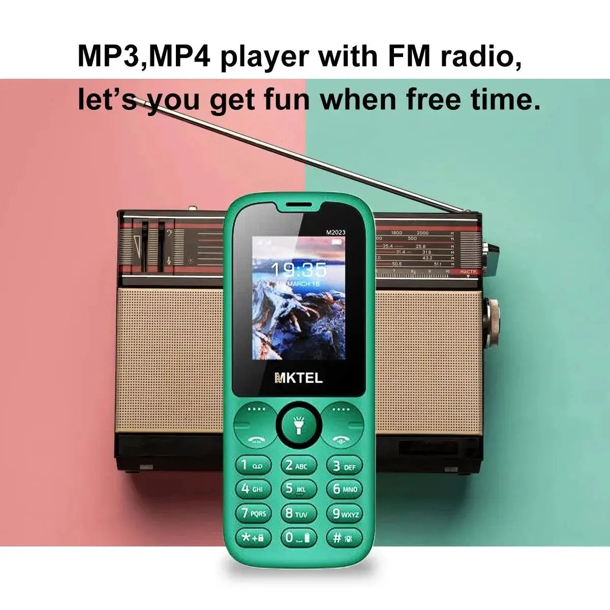 MKTEL Feature Phone 1.77 Inch Display 800mAh Battery