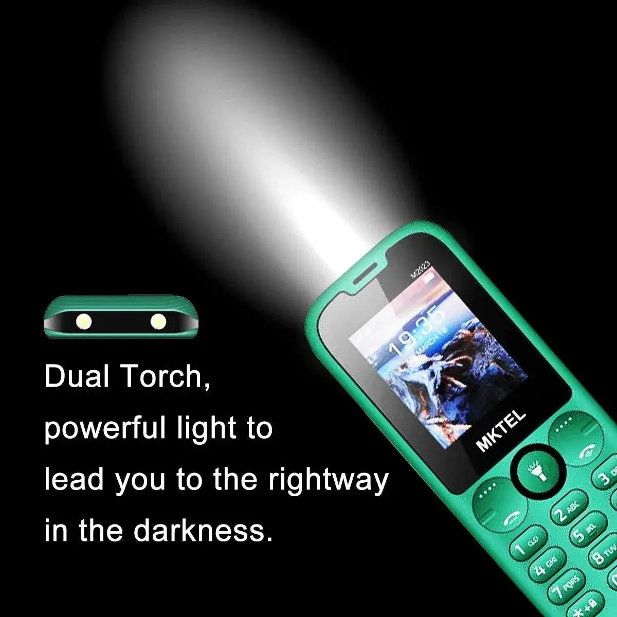 MKTEL Feature Phone 1.77 Inch Display 800mAh Battery