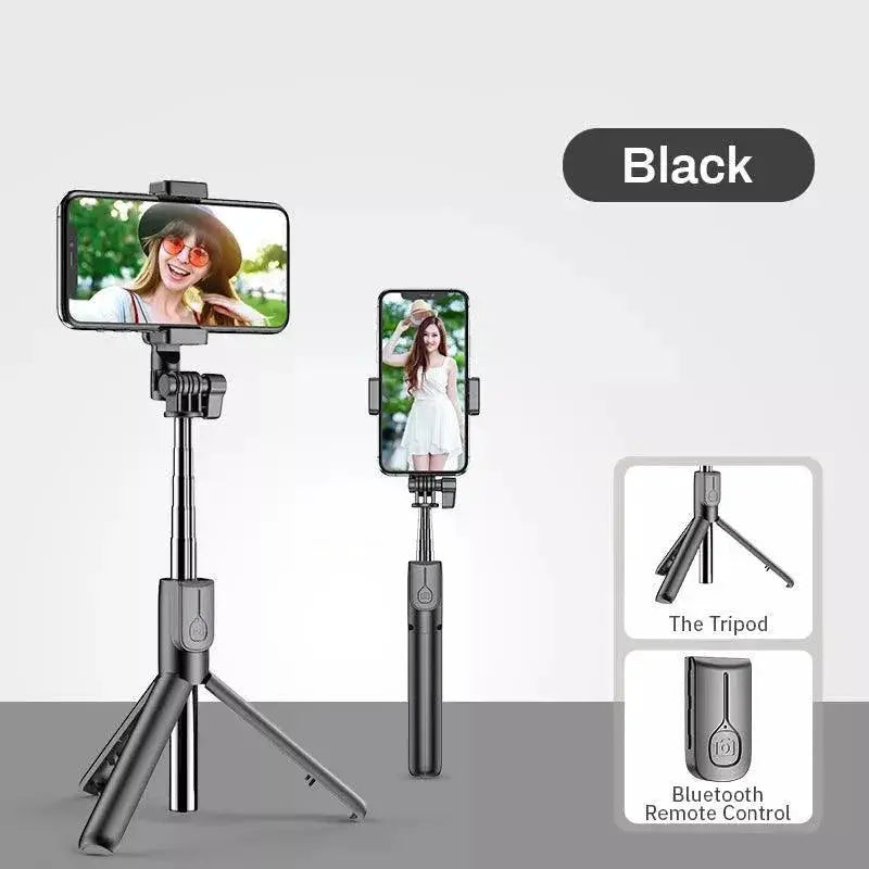 Iphone Selfie Stick With LED Light And Tripod Capture Tool
